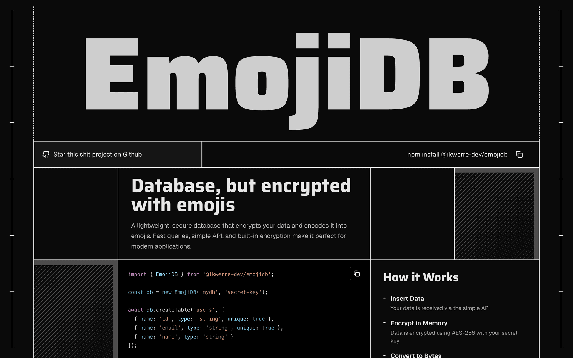 EmojiDB - Secure Emoji-Based Database